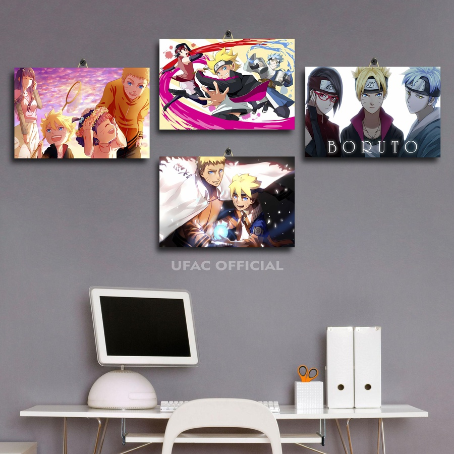 HIASAN DINDING ANIME KAWAKI BORUTO 20X30 / UFAC OFFICIAL/ HIASAN KAMAR ANIME BORUTO UZUMAKI / BINGKA