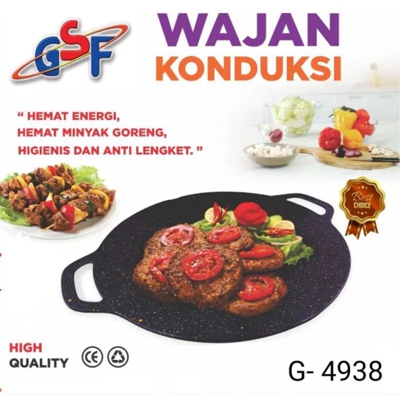 Wajan Konduksi Gsf 38cm G4938 Wajan Konduksi Serbaguna