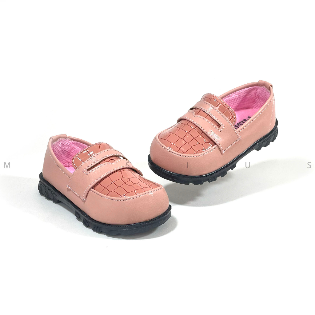 Misius JENOS Sepatu Anak Laki Laki - Perempuan Slip On Loafers Unisex Crocodiles