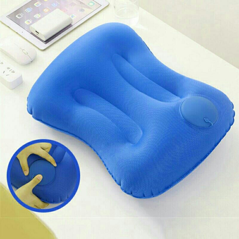 Bantal Angin Inflatable Aeros Pillow F8057 Blue