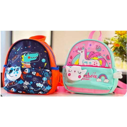 VEST TAS RANSEL ANAK PAUD MINI ROCKET/PANDA/ UNICORN F2141