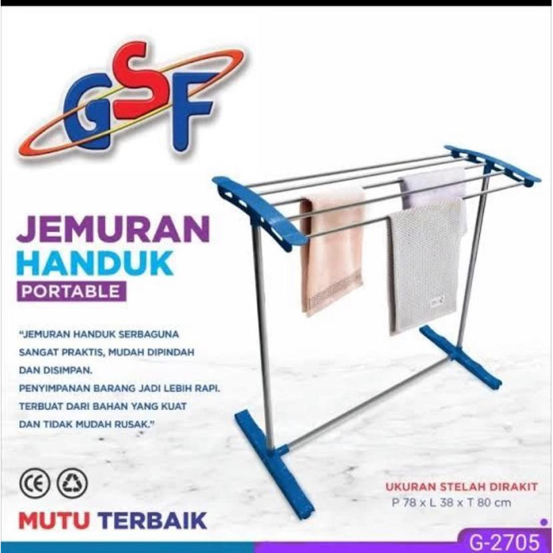 Rak Jemuran Handuk Portable