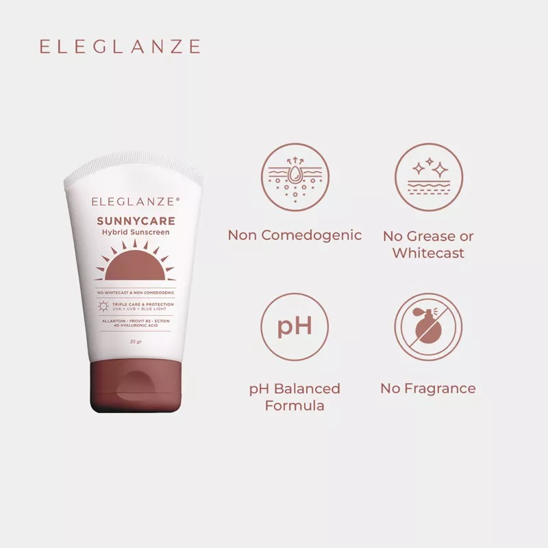 Sunnycare - Hybrid Sunscreen / ELEGLANZE Sunscreen BPOM