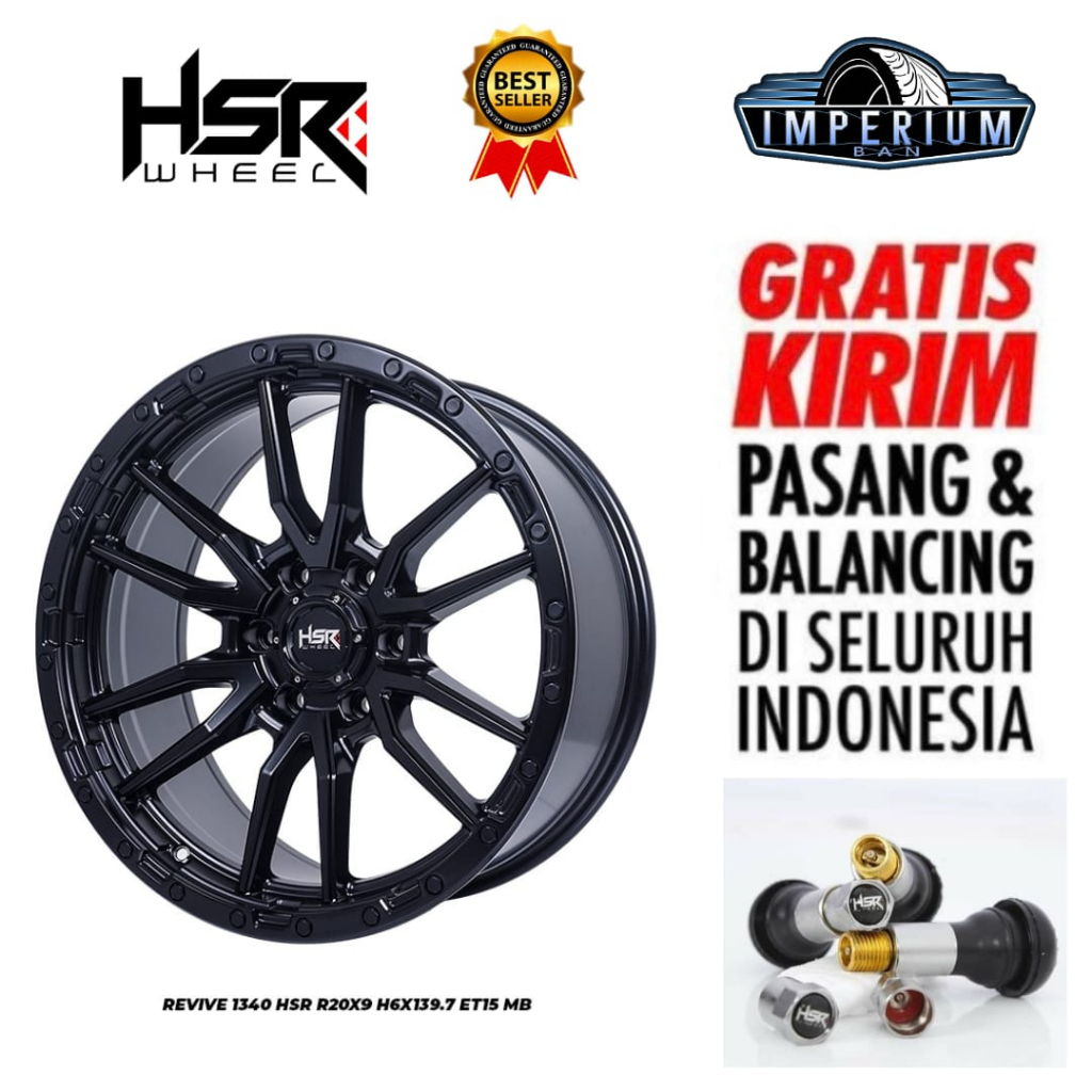 VELG PELAK MOBIL MODEL FUEL HSR REVIVE RING 20 PAJERO FORTUNER DMUX TRITON DLL