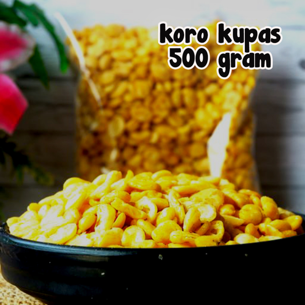 

Kacang koro kupas gurih kiloan 500 gram afif jaya cemilan