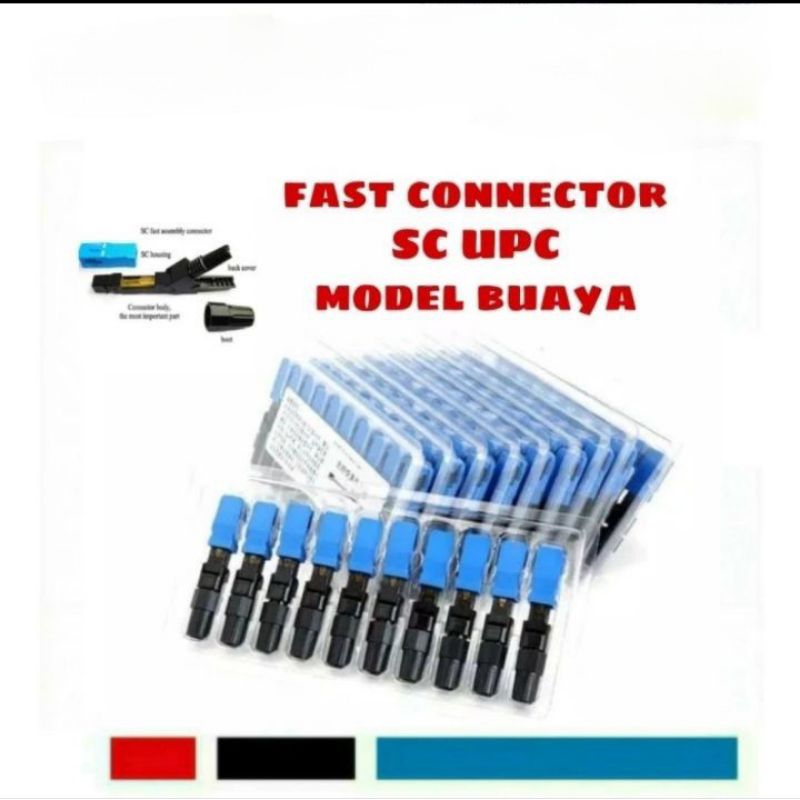 Fast Konektor SC UPC Fiber Optic / Fast Connector SC Fiber Optic