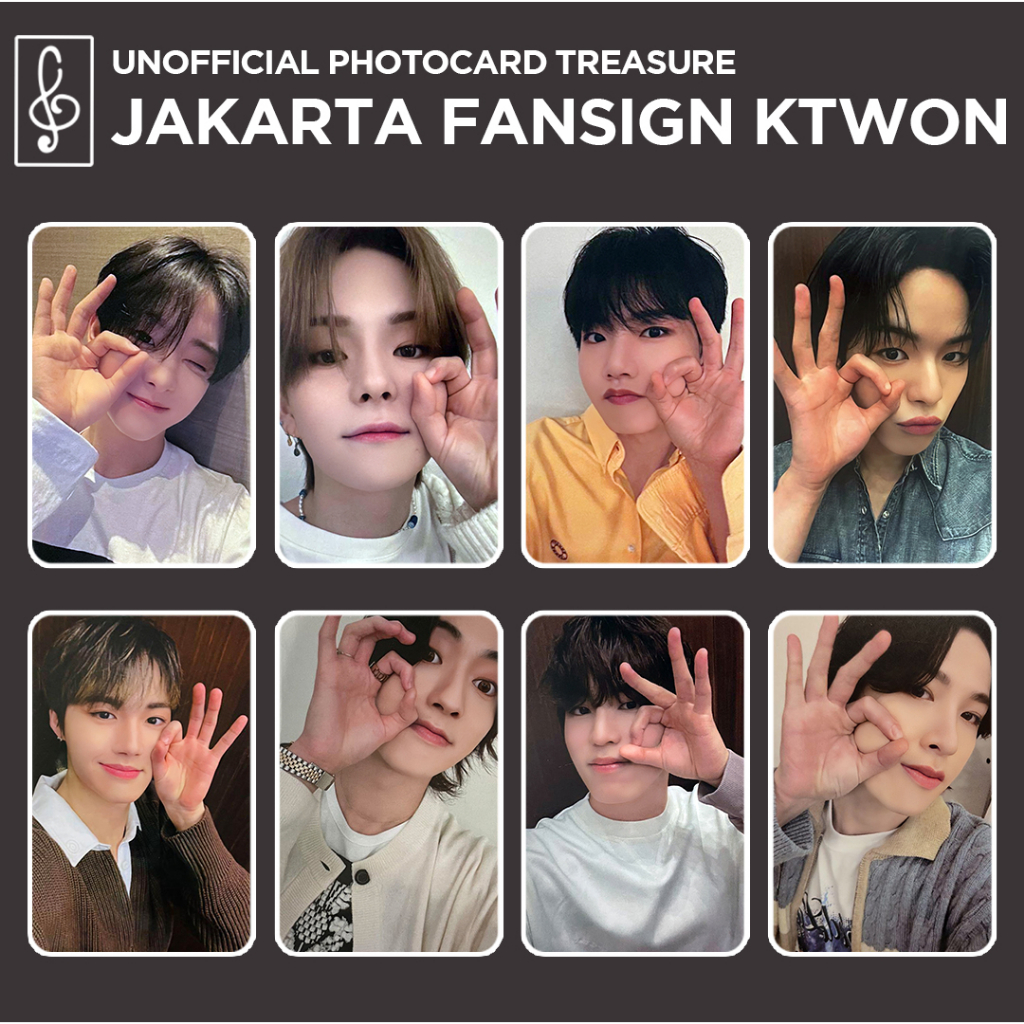 [REPLIKA TREASURE] HELLO JAKARTA FANSIGN PHOTOCARD  UNOFFICIAL