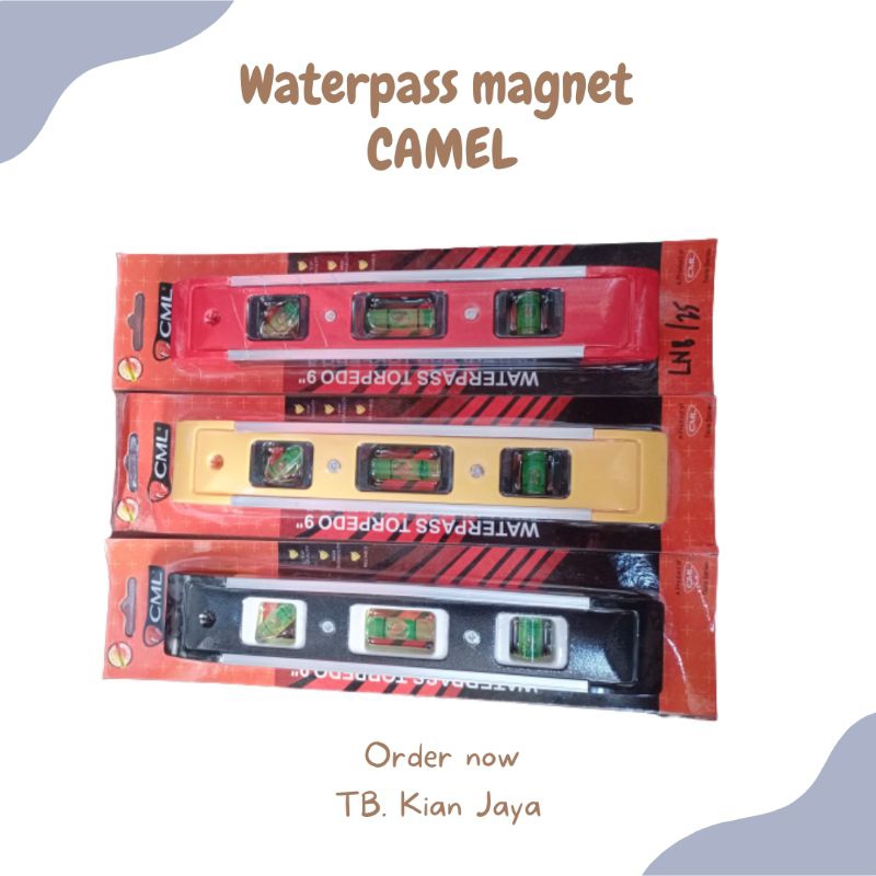 Waterpass magnet mini 9 inch Camel
