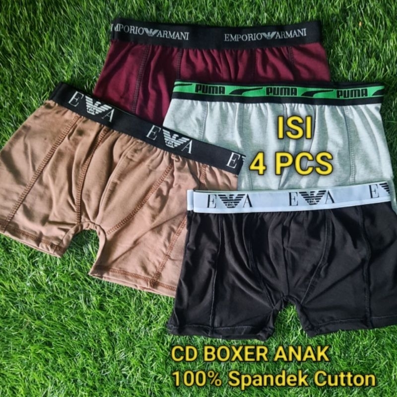 CD BOXER ANAK 4 PCS