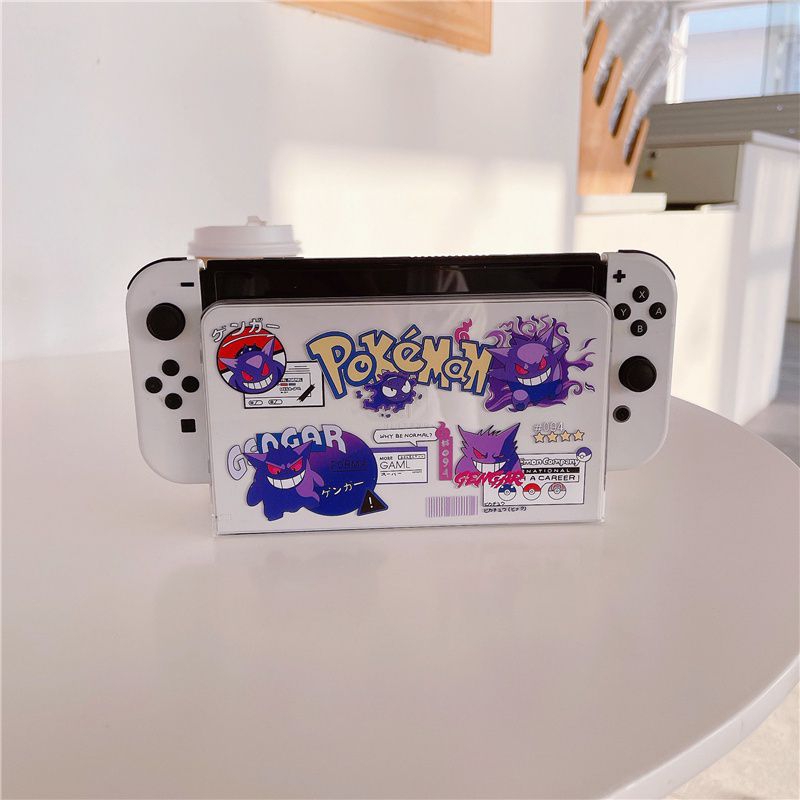 Dock Case Nintendo Switch OLED v2 v1 Casing Pokemon Gengar Docking