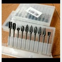 Paket 10 Pcs Mata Tuner Porting Bor Cuner Tungsten Carbide / mata bor cun / cuner porting / tuner