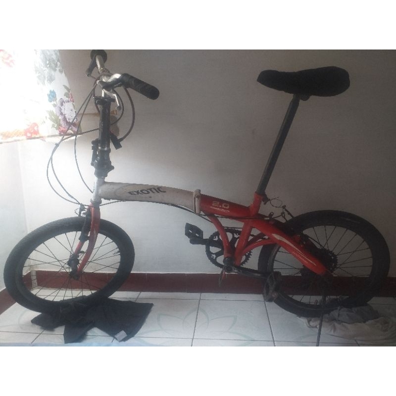 sepeda lipat Exotic classic 2.0 second bekas preloved