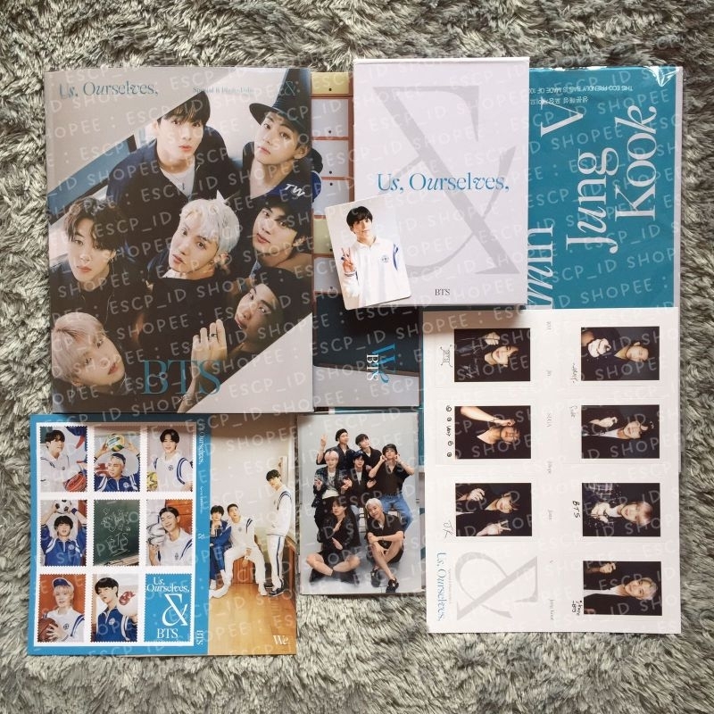 READY Sharing 8 Photo-folio : Us, Ourselves & BTS | Photobook Photofolio ot7 RPC Jungkook | JK