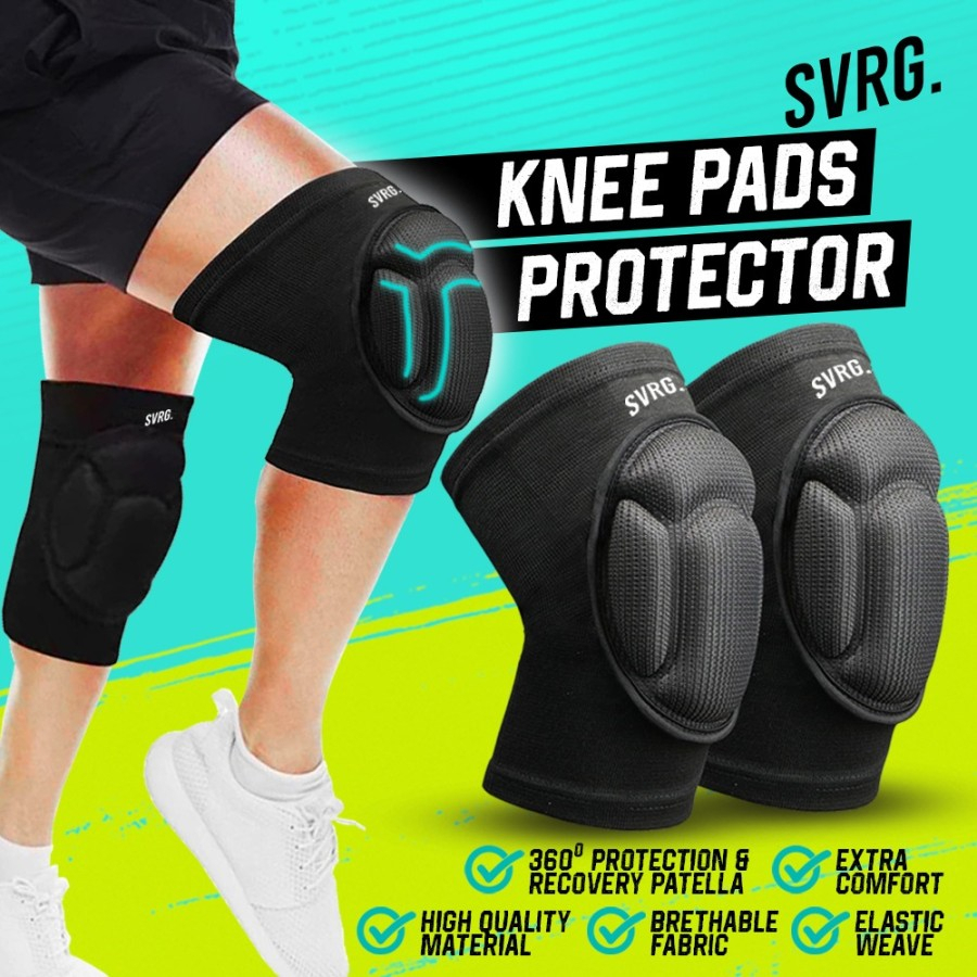 SVRG. Knee Pads Protector - Knee Support Patella Pad - Deker Lutut