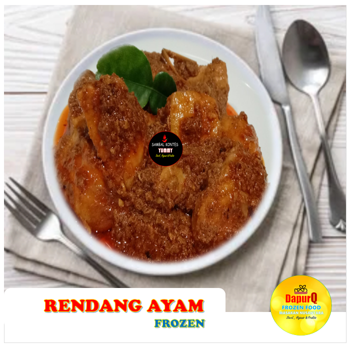 

Rendang Ayam Frozen 200 gr Sambal Kontes Yummy murah dan Enak