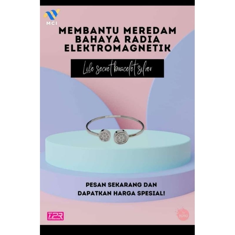 Gebyar Promo MCI Gelang Kesehatan/ Bracelet+1 Box Glucola Sakura Suplemen untuk kesehatan kulit 100%