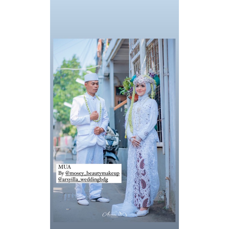 kebaya akad preloved