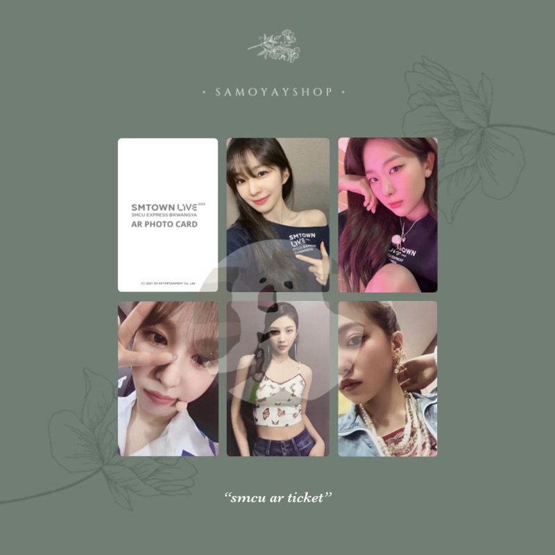 Photocard Red Velvet Smcu Special Ar Ticket SmTown Live 2022 Smcu Express Kwangya