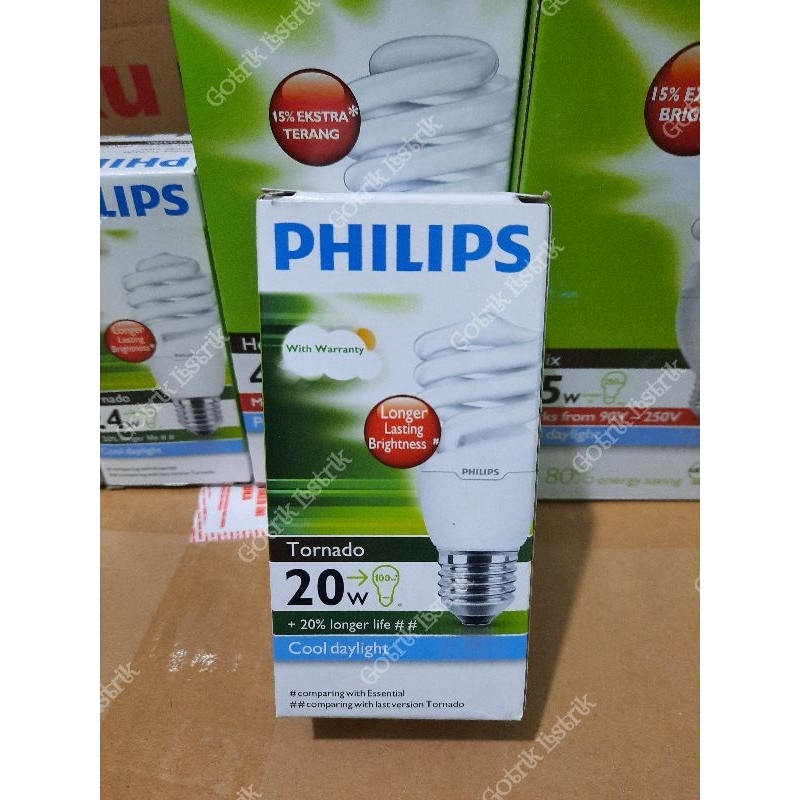 PHILIPS Tornado 20Watt - Lampu Philips 20Watt