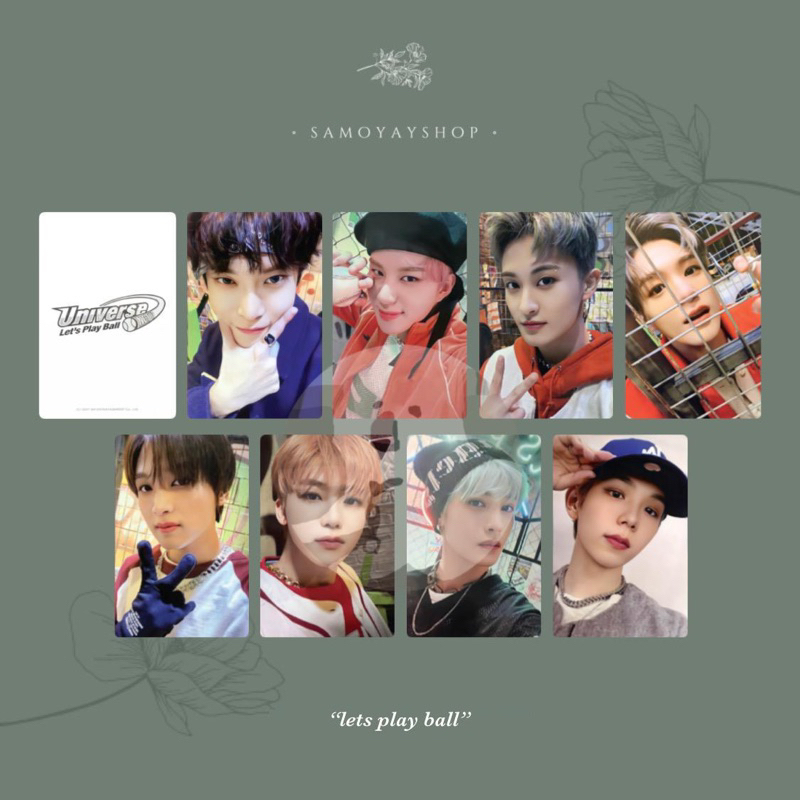 Photocard Nct U Universe Md Let’s Play Ball Trading Card Selca Doyoung Jungwoo Mark Jeno Haechan Jae