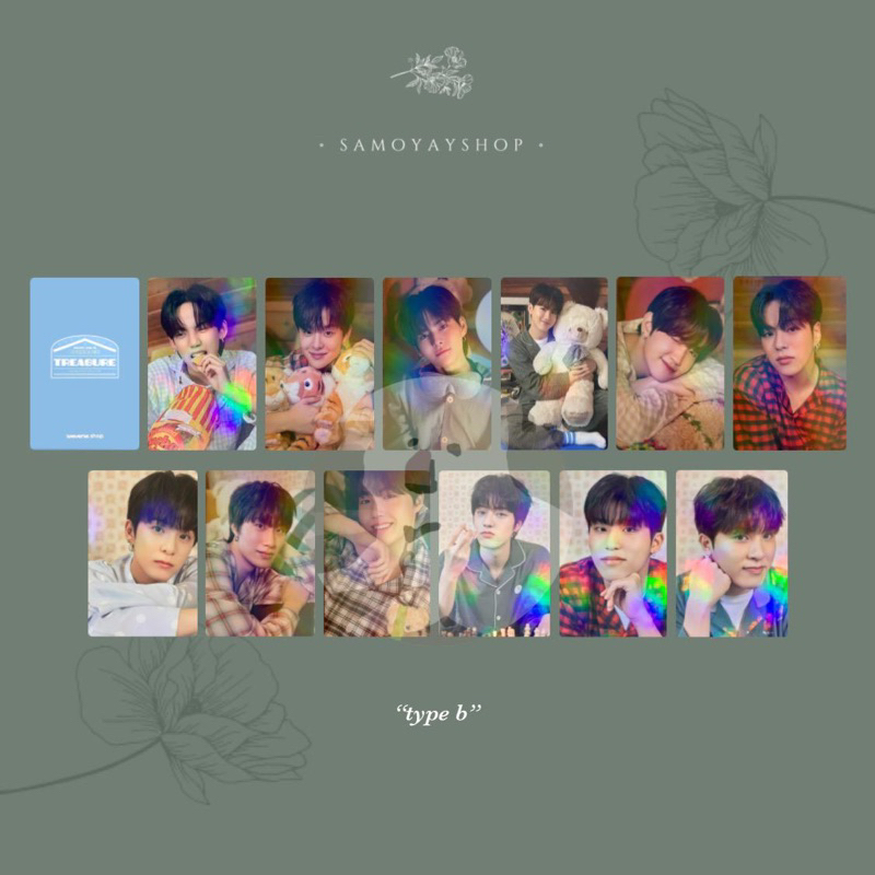 Photocard Treasure 2022 Welcoming Collection : Winter Camp In Everland Pre-Order Benefit Hologram Po