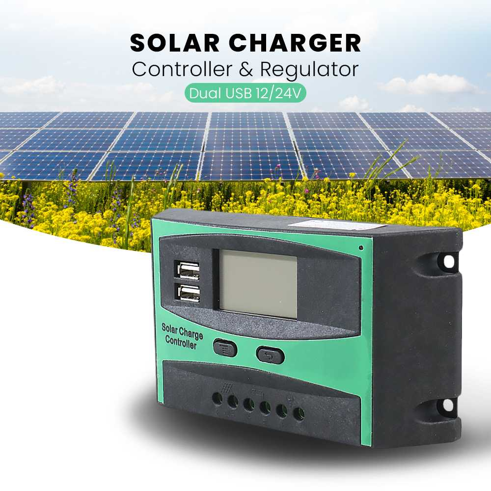 Solar Charger Controller Regulator Dual USB 12/24 VDJ242001-2 Arus 30A Mak Tegangan PV:50V Mak Daya MasukPV:390W (12V)780W (24V) Alat ini mengontrol pengisian daya DR solar panel kebaterai yang dapat Anda alihkan tenaganya kelampu rumah / ALAT elektronik