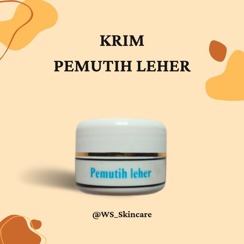 KRIM PEMUTIH LEHER 13g 100% AMPUH MEMUTIHKAN LEHER