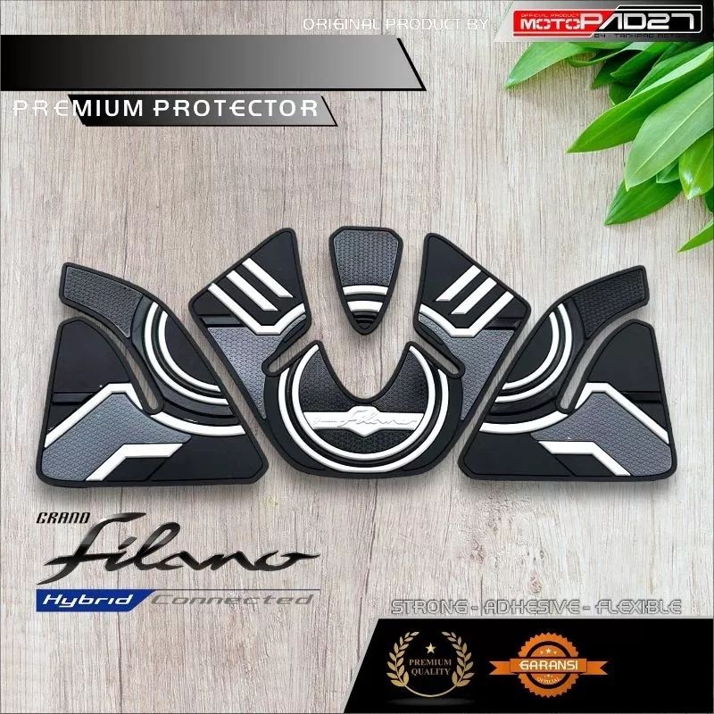 Deckpad Rubber Fullset Grand filano 2023 Stiker Deckpad Rubber Yamaha Grand filano 2023