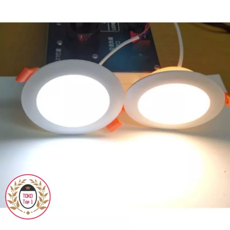 LAMPU DOWNLIGHT LED PLAFON 8 WATT ASLI FULL TERANG 8W 5W / PUTIH / WARM WHITE