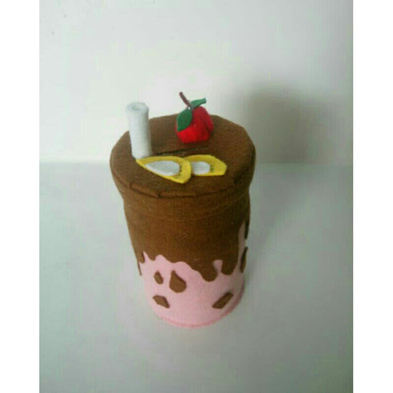 CELENGAN KERAJINAN TANGAN CELENGAN KARAKTER BOBA TARGET TABUNGAN ANAK ANAK BAHAN PAPERTUBE LAPISAN K