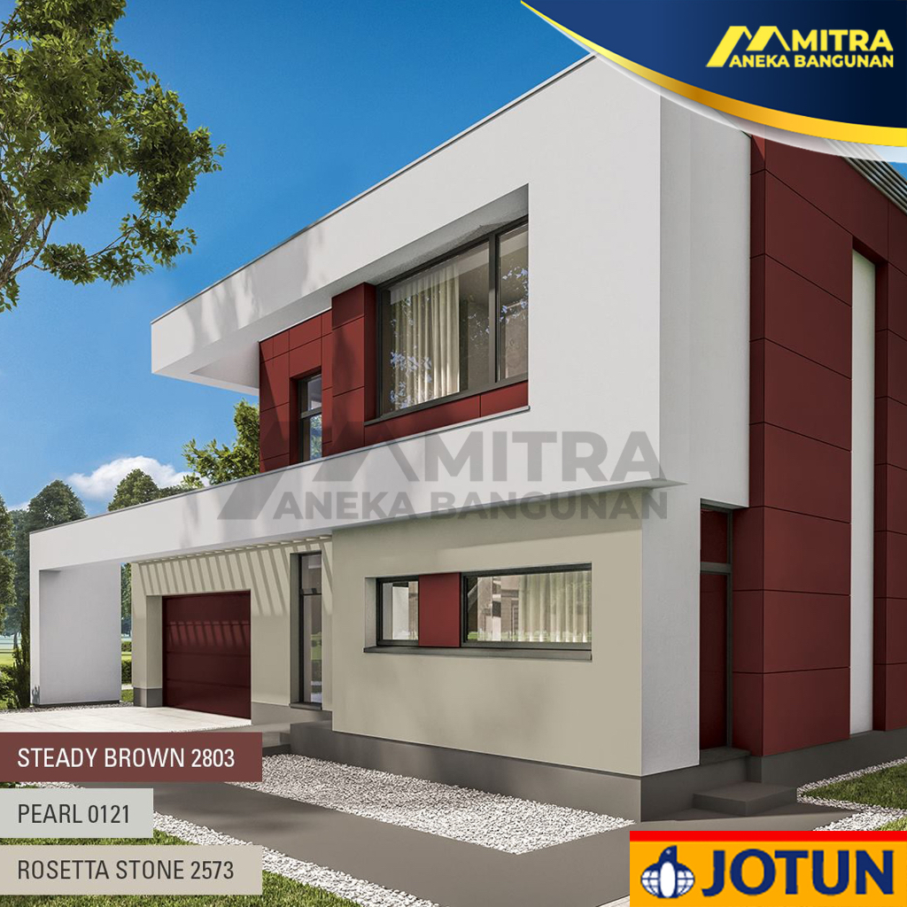 CAT TEMBOK JOTUN INTERIOR EKSTERIOR WARNA PEARL 0121 / ABU MUDA