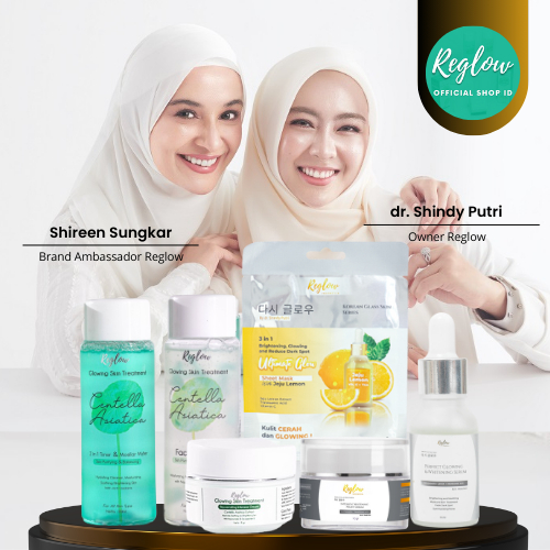 Skincare Reglow Doctor Shindy Putri 1 Paket Untuk Kulit Berminyak Berjerawat Dan Bruntusan Penghilang Bopeng Komedo Milia Flek Hitam Rglow Original Official Resmi