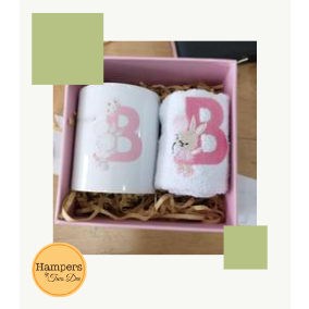 AQ Package -Hard Box Printed- Handuk- Mug- BABY HAMPERS Gift Kado Bayi Souvenir Custom Aqiqah Box