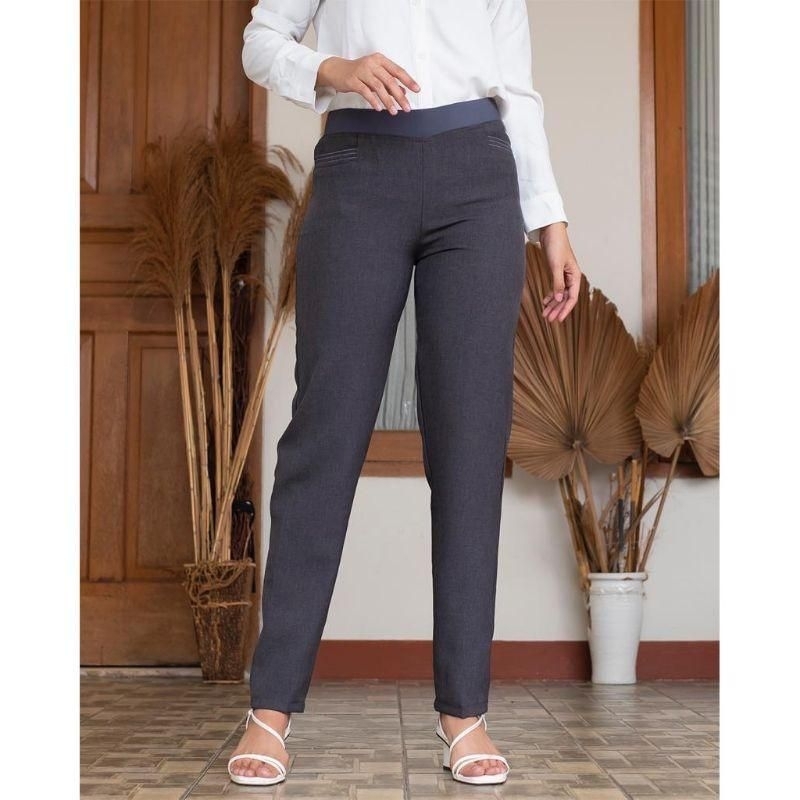 Celana Kerja Kantor Wanita Premium Polos Panjang / Celana Kerja Wanita / Office Pants / Celana Wanita Terbaru Kekinian