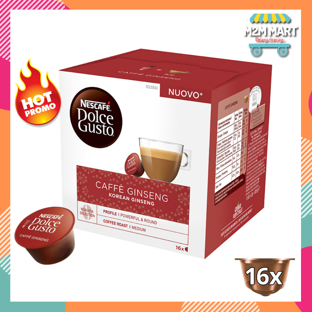 

Kopi Nescafe Dolce Gusto Caffe Ginseng Capsule