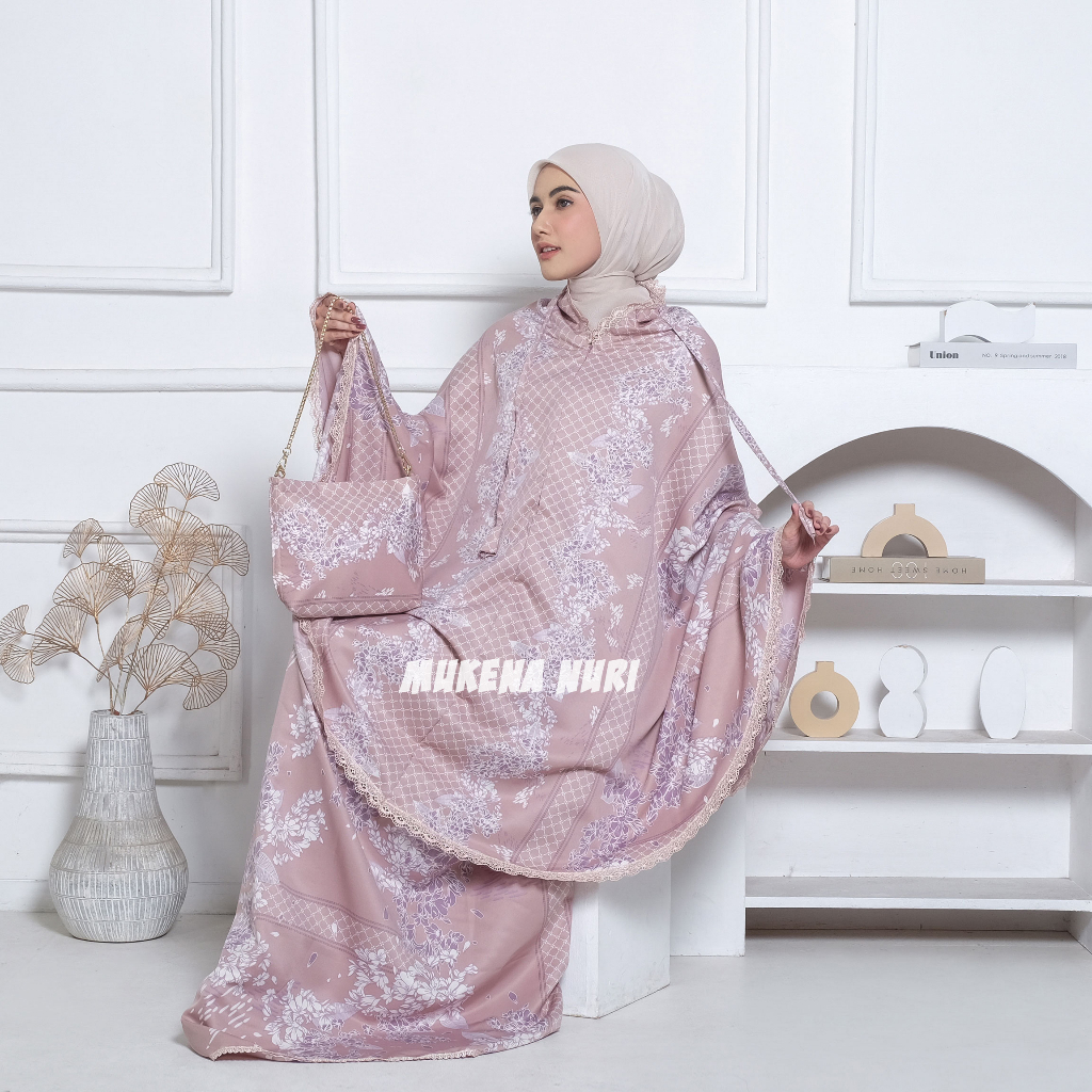 Mukena Maxmara Dewasa Luxury 2IN1 Printing Jennaira Jumbo