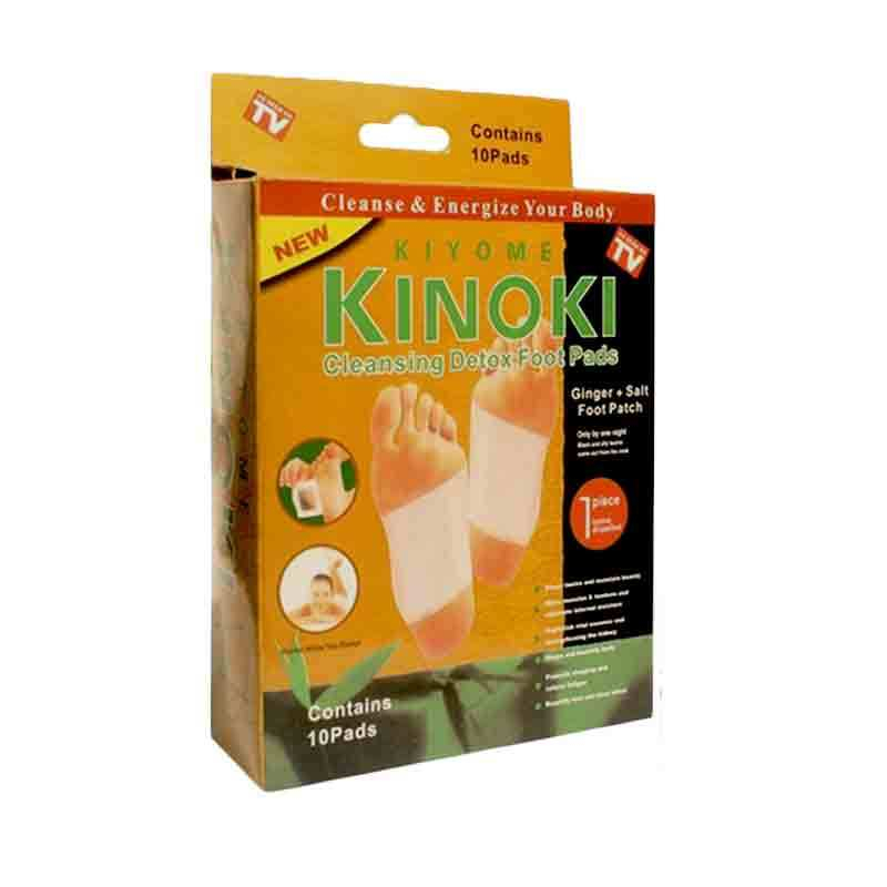 Kinoki detox kaki gold original penyerap racun tubuh 1 box isi 10 sachet