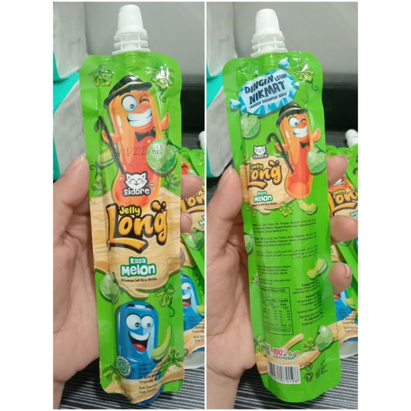

Sidore Long Jelly Drink Melon 50ml/pcs Halal
