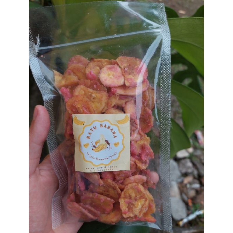 

keripik pisang strawberry