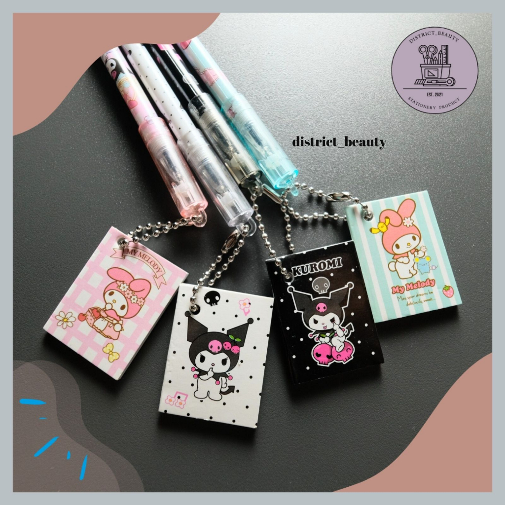 

PULPEN GANTUNGAN BUKU SANRIO PULPEN GEL BOLPEN GANTUNG TINTA HITAM ALAT TULIS SEKOLAH LUCU IMUT TERMURAH