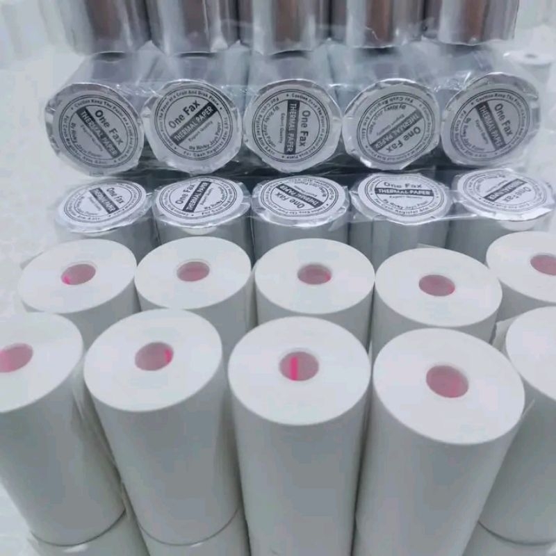 

Kertas kasir thermal ukuran 58x30 untuk Struk EDC atau bluetooth