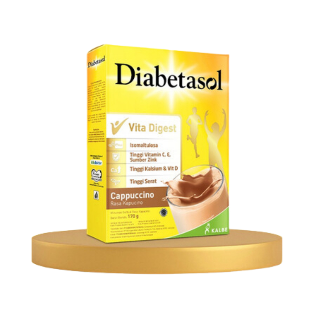 

DIABETASOL CAPPUCINO 170 G SUSU NUTRISI KHUSUS DIABETES