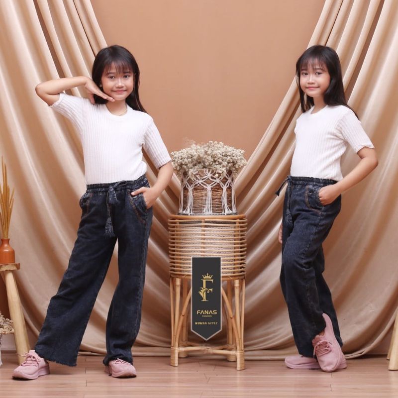 CELANA KULOT JEANS RAWIS ANAK tanggung 7-16 tahun // kulot rawis anak perempuan // kulot jeans anak tanggung // celana anak perempuan remaja // kulot anak perempuan rawis 7-8 tahun 9-11 tahun 12-14 tahun 15-16 tahun