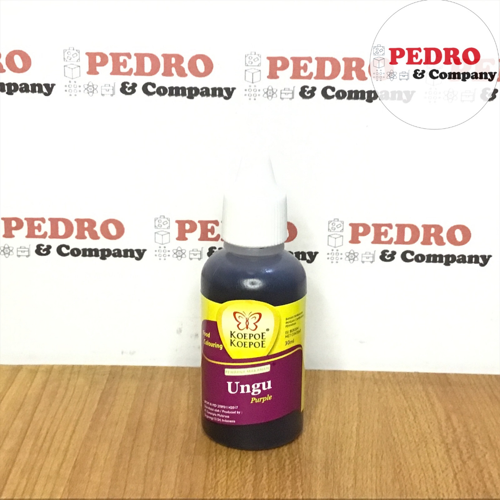 

Koepoe koepoe pewarna UNGU Purple 30 ml - kupu kupu food coloring
