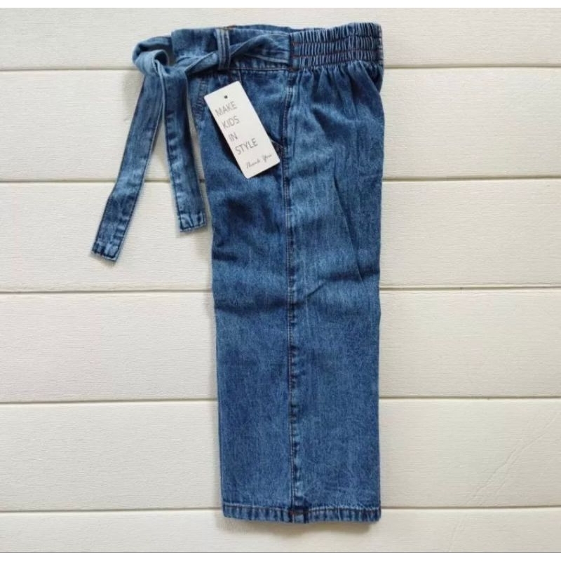 CELANA KULOT JEANS ANAK USIA 3 - 7 TAHUN