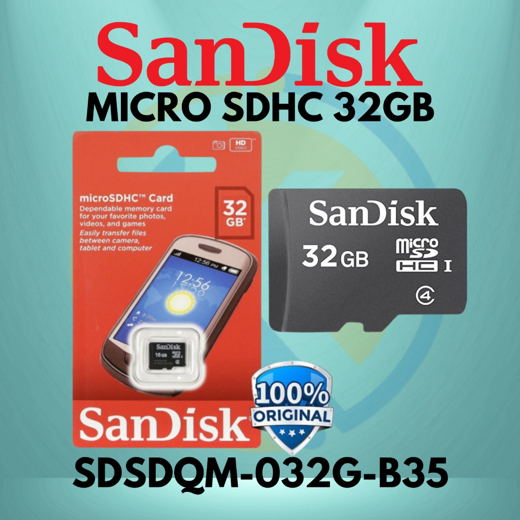 SANDISK MICRO SDHC 32GB (SDSDQM-032G-B35)