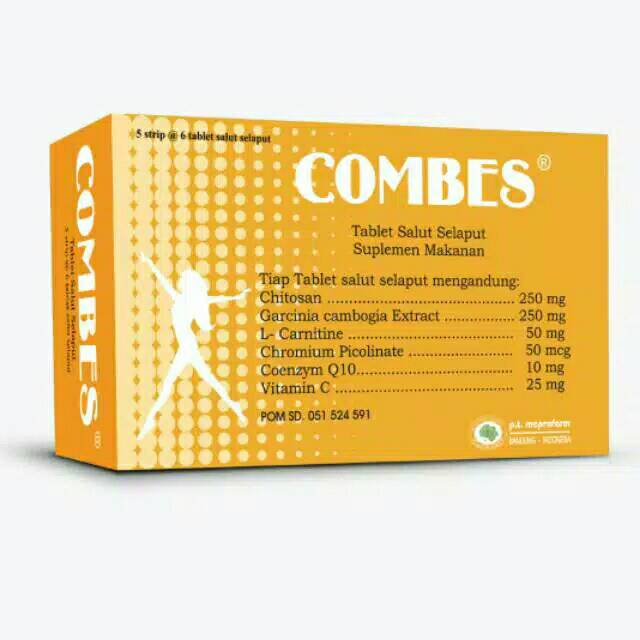 Combes Box 30's Tablet Mepro - Obat Diet / Obat Pembakar Lemak / Pelangsing