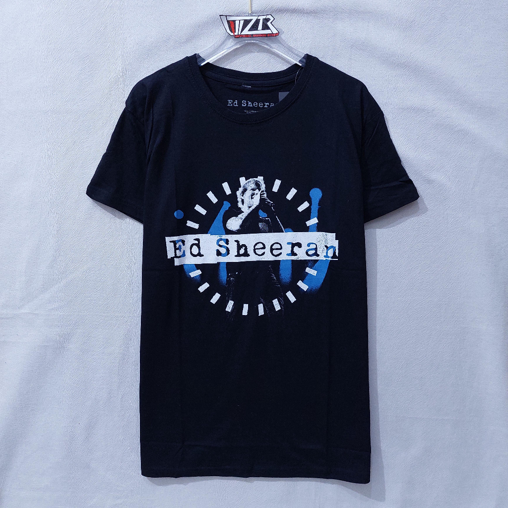 T Shirt Band Official ED SHEERAN - DASHED STAGE PHOTO Original