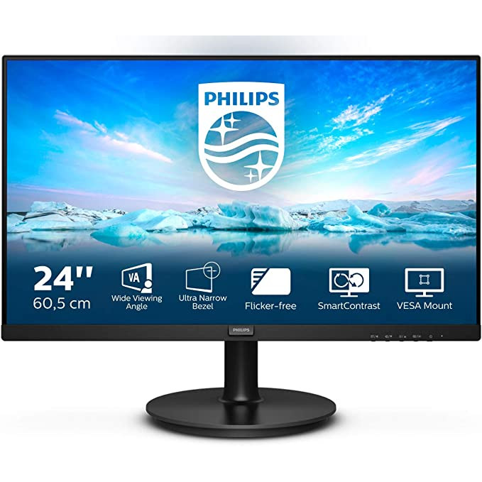 Monitor LED Philips 241V8LB/70 100Hz Full HD VGA HDMI - GARANSI RESMI