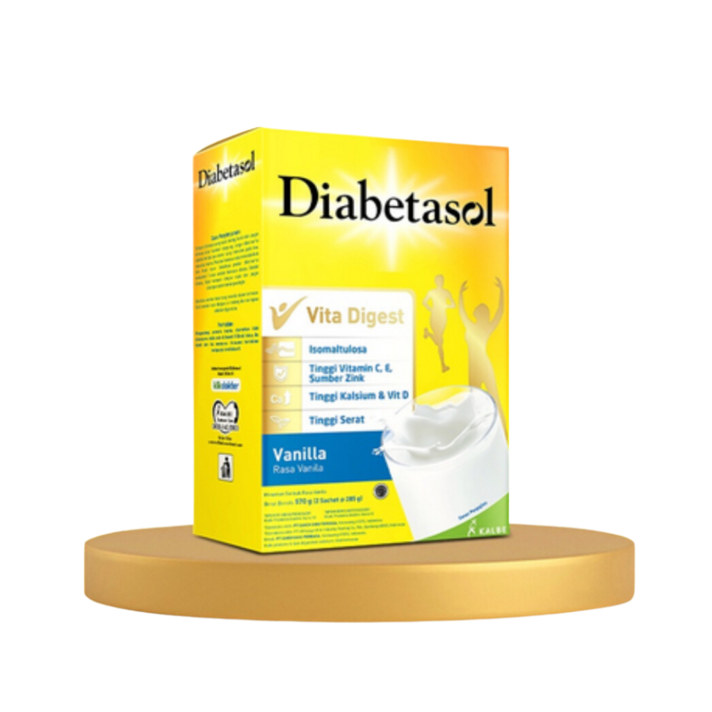 

Diabetasol Vanilla 570 G Susu Kestabilan Gula Darah
